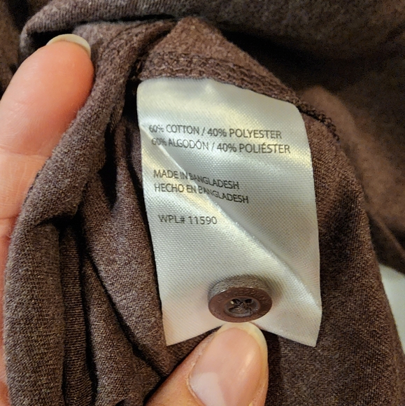 Weatherproof Vintage Men's Brown Long Sleeve Shirt - Picture 5 of 5